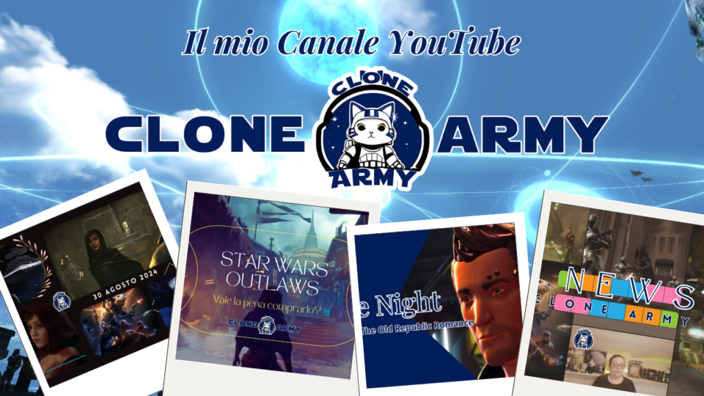 Il mio canale YouTube Clone Army - alcuni esempi di video creati - blog